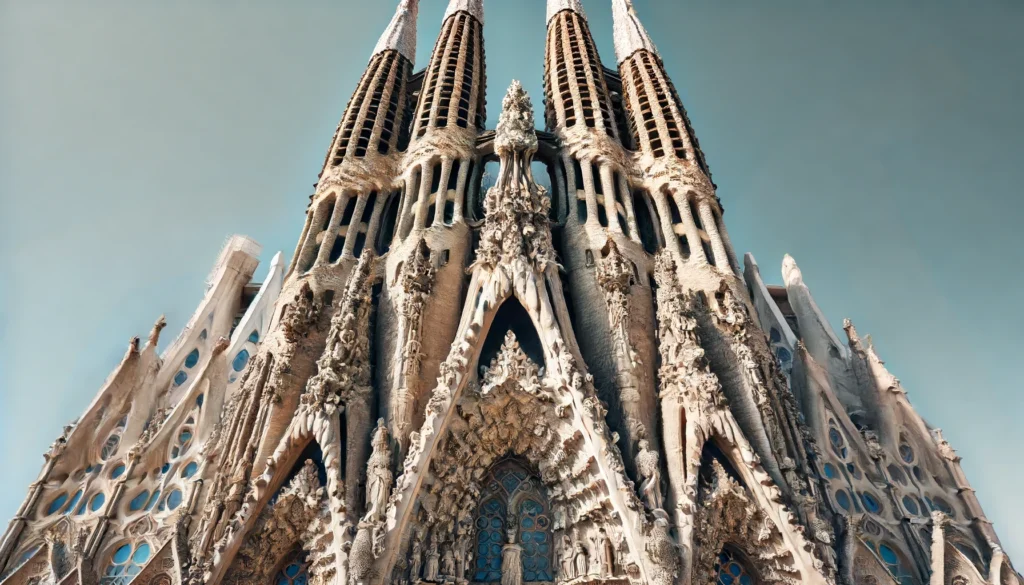 Façade de la Sagrada Familia à Barcelone