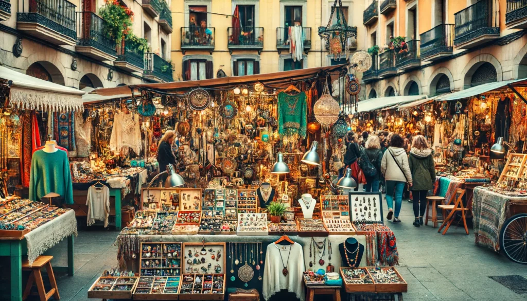 Boutiques et marchés à Barcelone