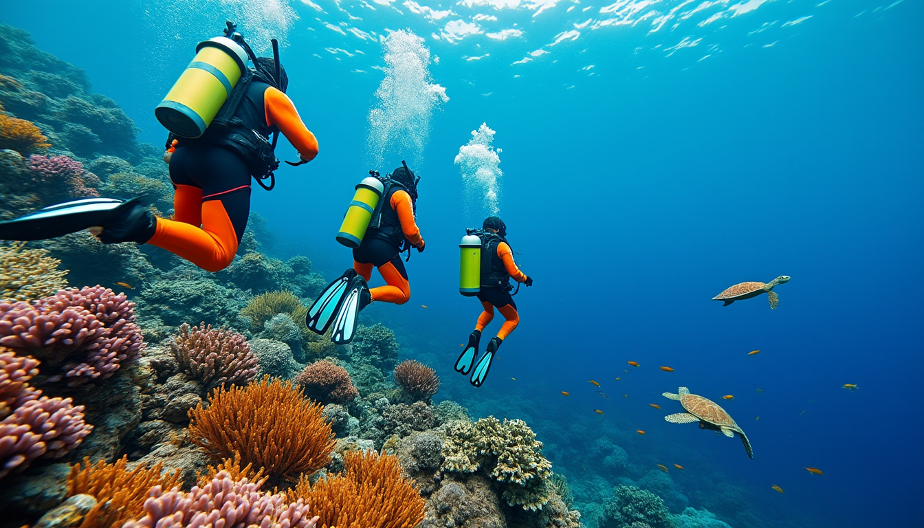 découvrez des aventures maritimes inoubliables avec nos excursions de plongée et de snorkeling adaptées aux plongeurs intermédiaires. partez à la découverte des plus beaux fonds marins, explorez des paysages sous-marins époustouflants et vivez des expériences enrichissantes en toute sécurité. rejoignez-nous pour une plongée mémorable!